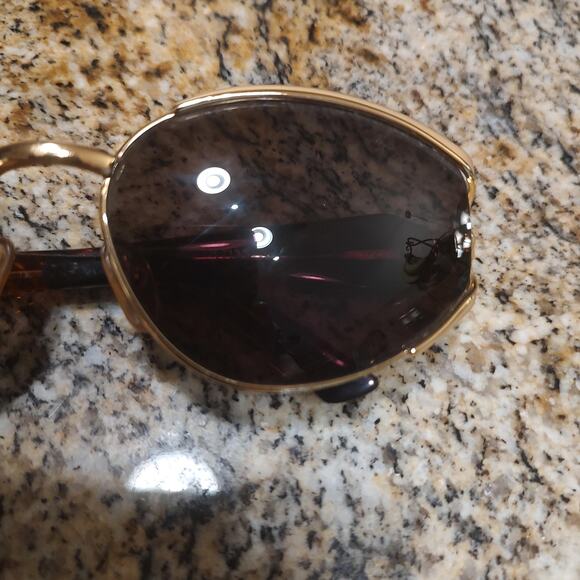 Laura Biagiotti Sunglasses Womens Italian Designer B-713/S Tortoise Gold Brown main image 8
